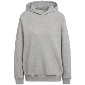 Adidas Womens All SZN Fleece Boyfriend Hoodie Medium Grey Heather
