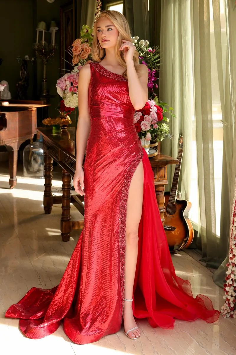 Ava Presley One Shoulder Iridescent Dress 39572