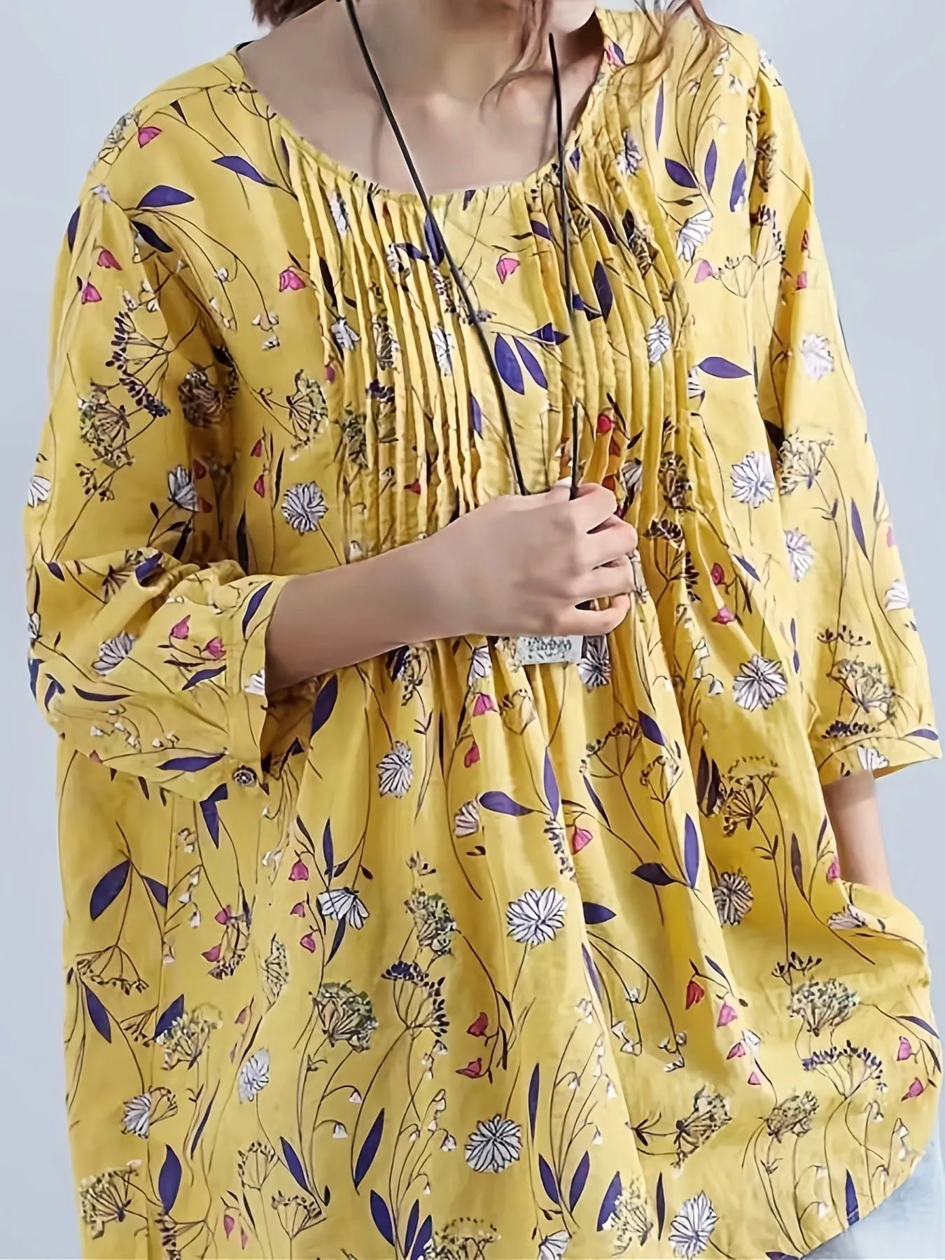 Boho Style Plus Size Top