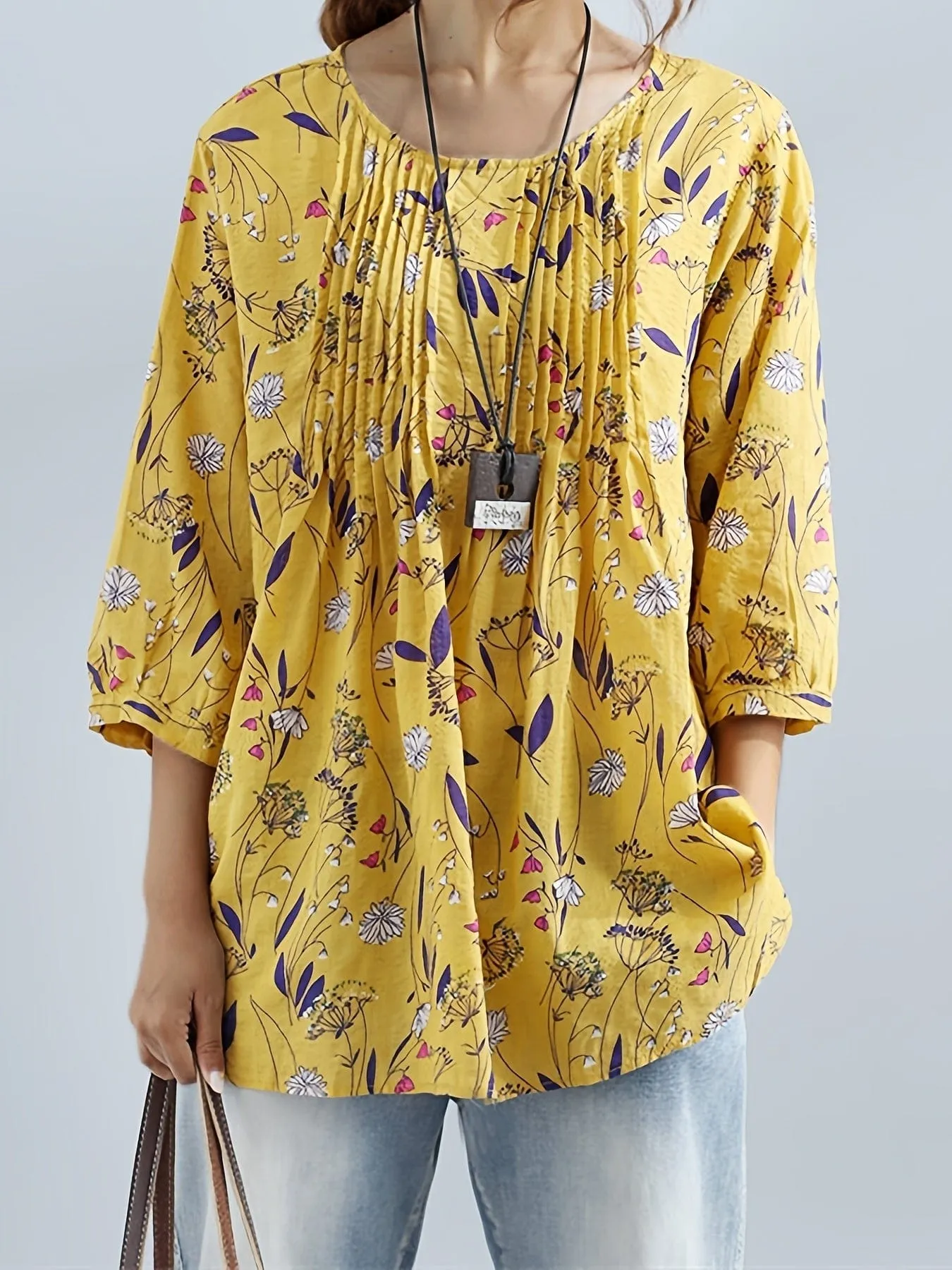 Boho Style Plus Size Top