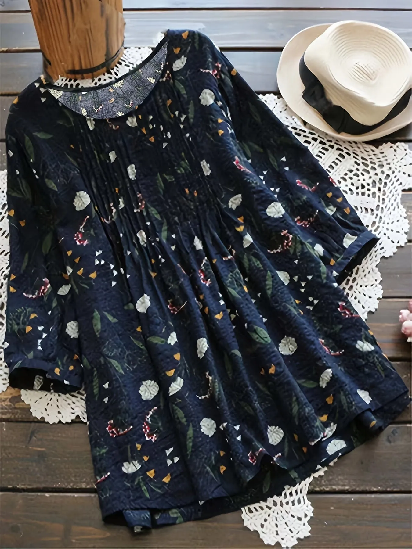 Boho Style Plus Size Top
