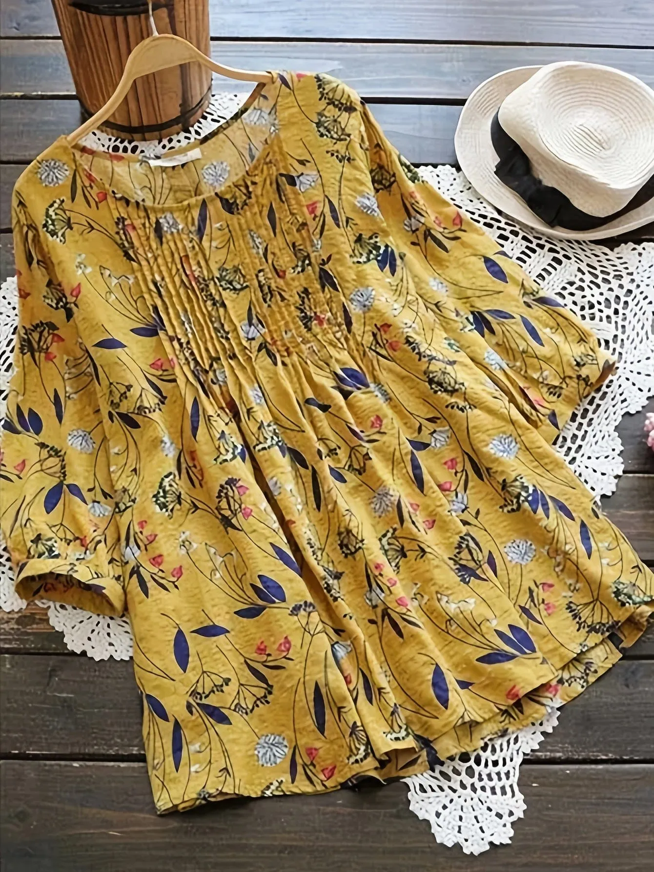 Boho Style Plus Size Top