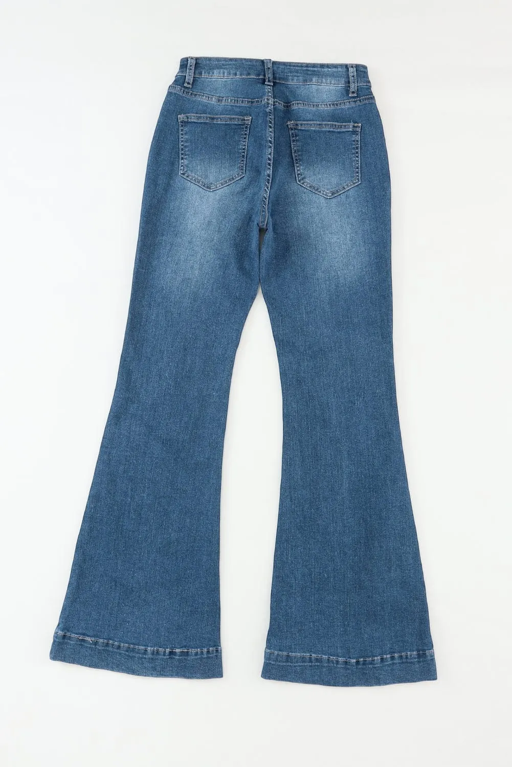 Bootcut Jeans with Center Seam