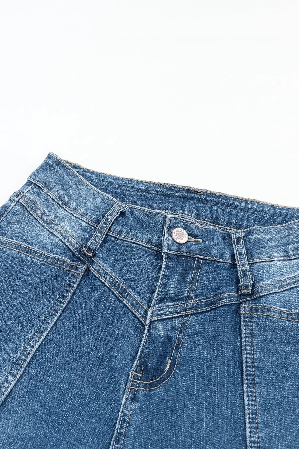 Bootcut Jeans with Center Seam