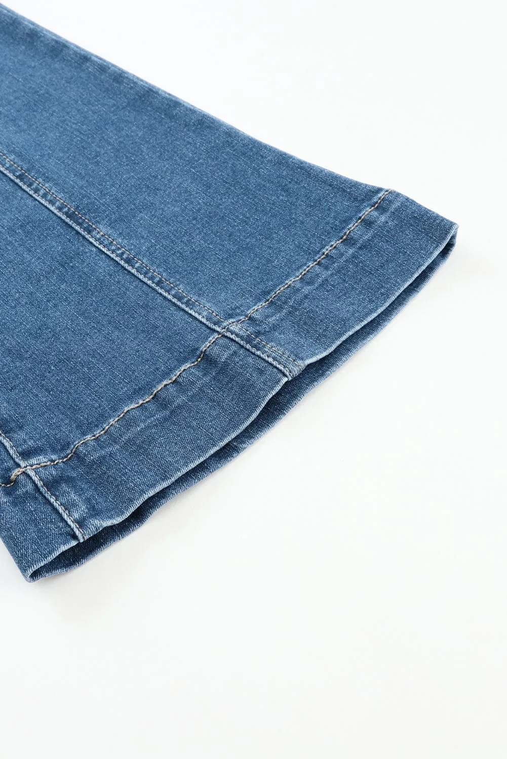 Bootcut Jeans with Center Seam