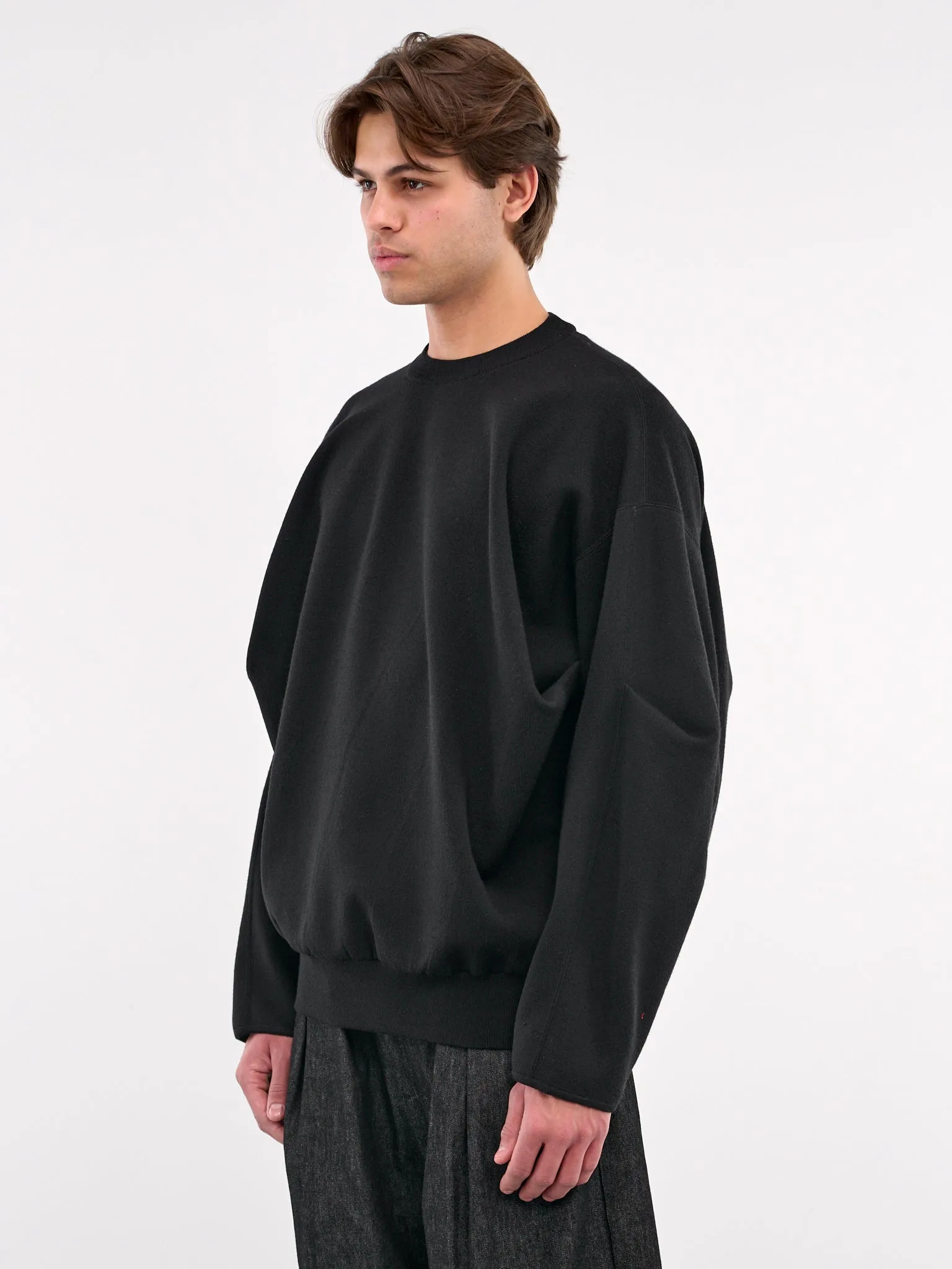 Crewneck Sweater (ST-1130-BLACK)