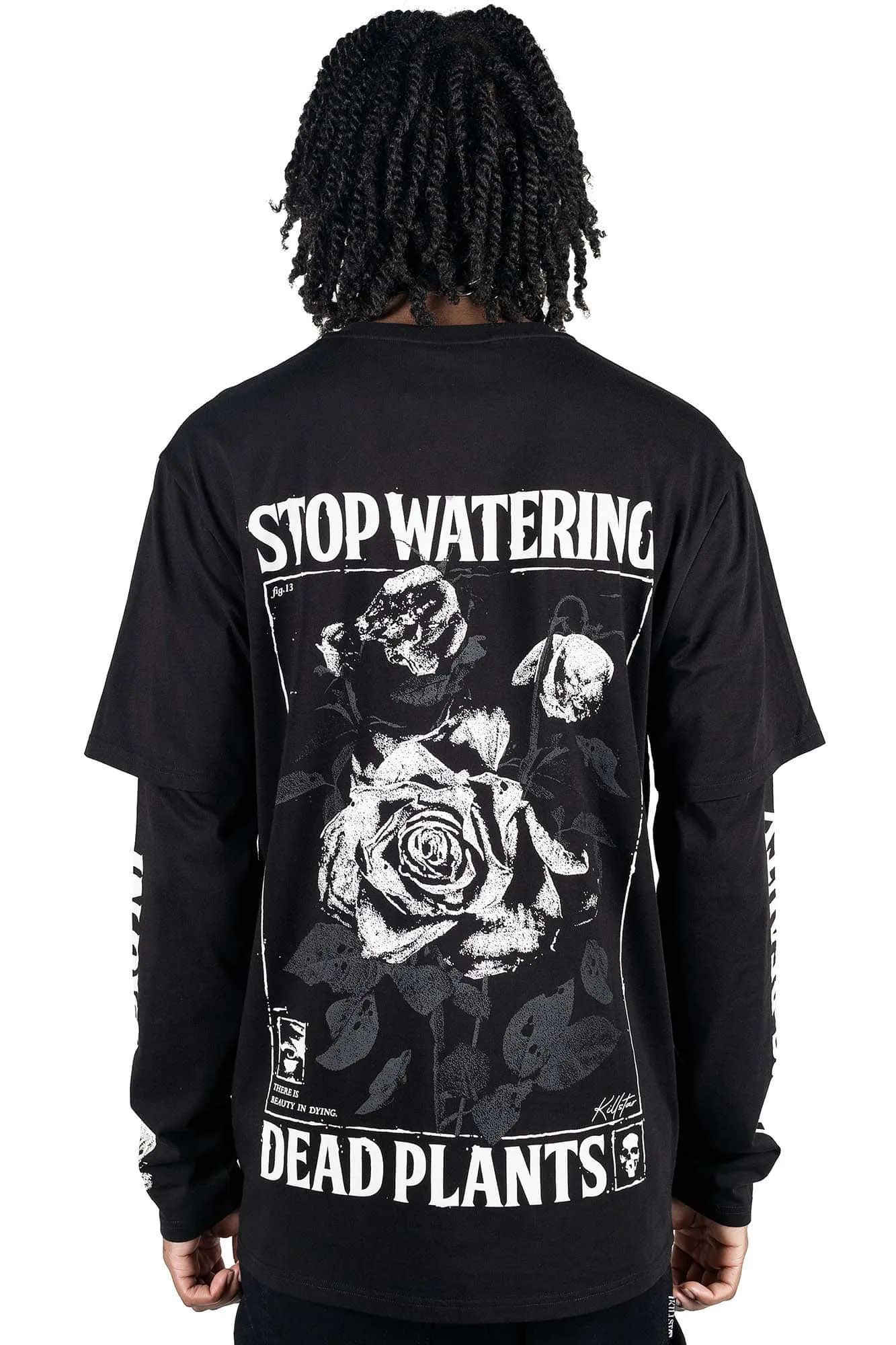 Dead Rose Double Sleeve Top