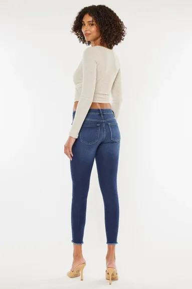 Dia Distressed Ankle Skinny Jean
