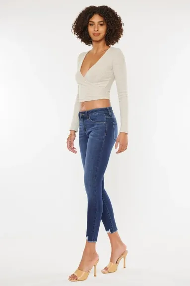 Dia Distressed Ankle Skinny Jean