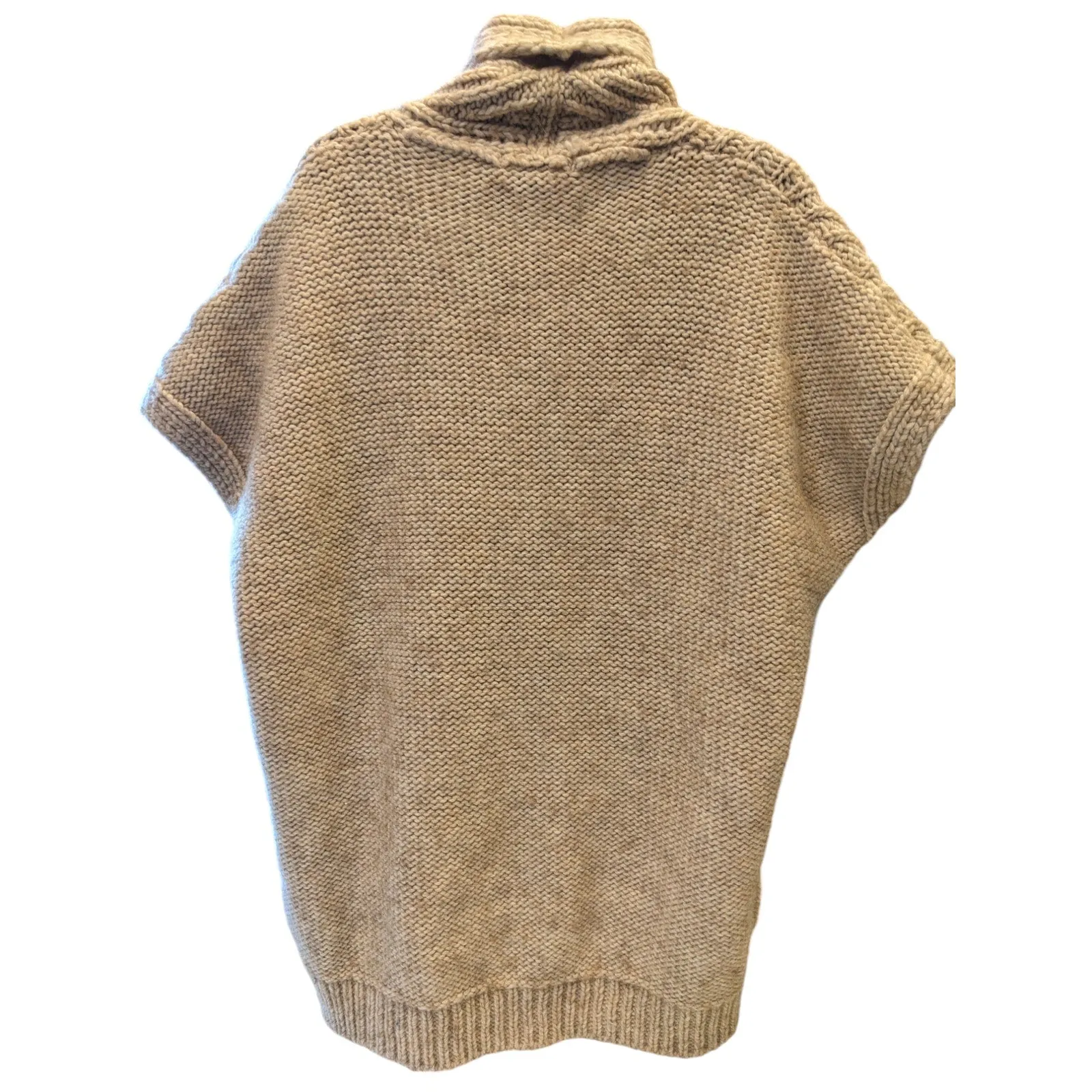 Elsamanda Sweater Cardigan Women Small Alpaca Wool Blend Knit Italian Open Front