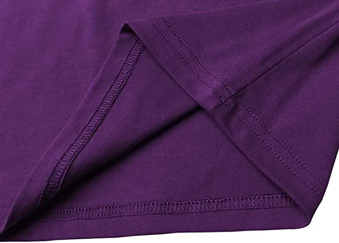 Graphic Tee - #071G7CBF2-P  Made to Fit the Curvy Girl - The Future is Female - Purple