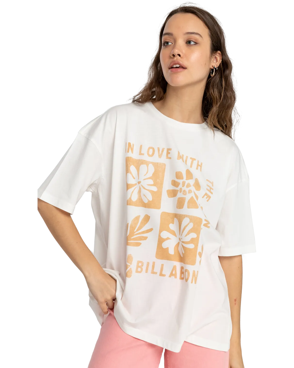 In Love With The Sun T-Shirt in Salt Crystal