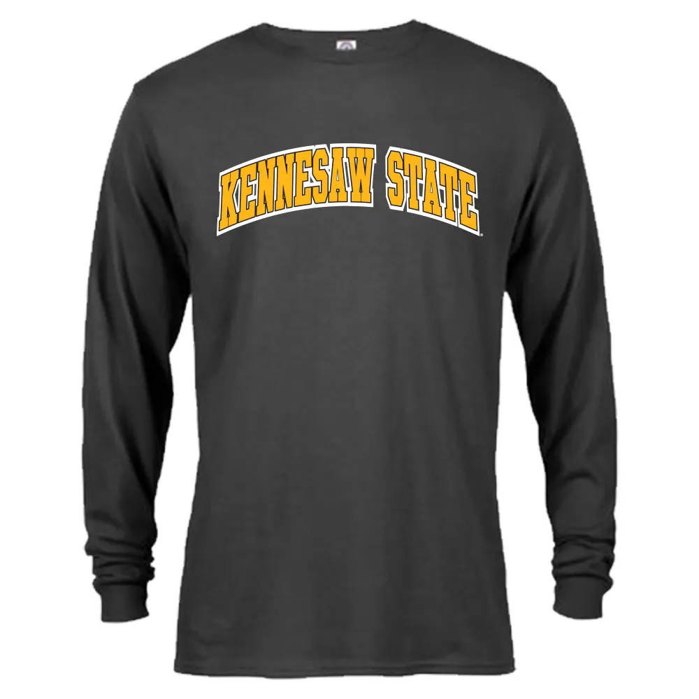 Kennesaw State University KSU Owls Classic Arched Text Long Sleeve T-Shirt Tee