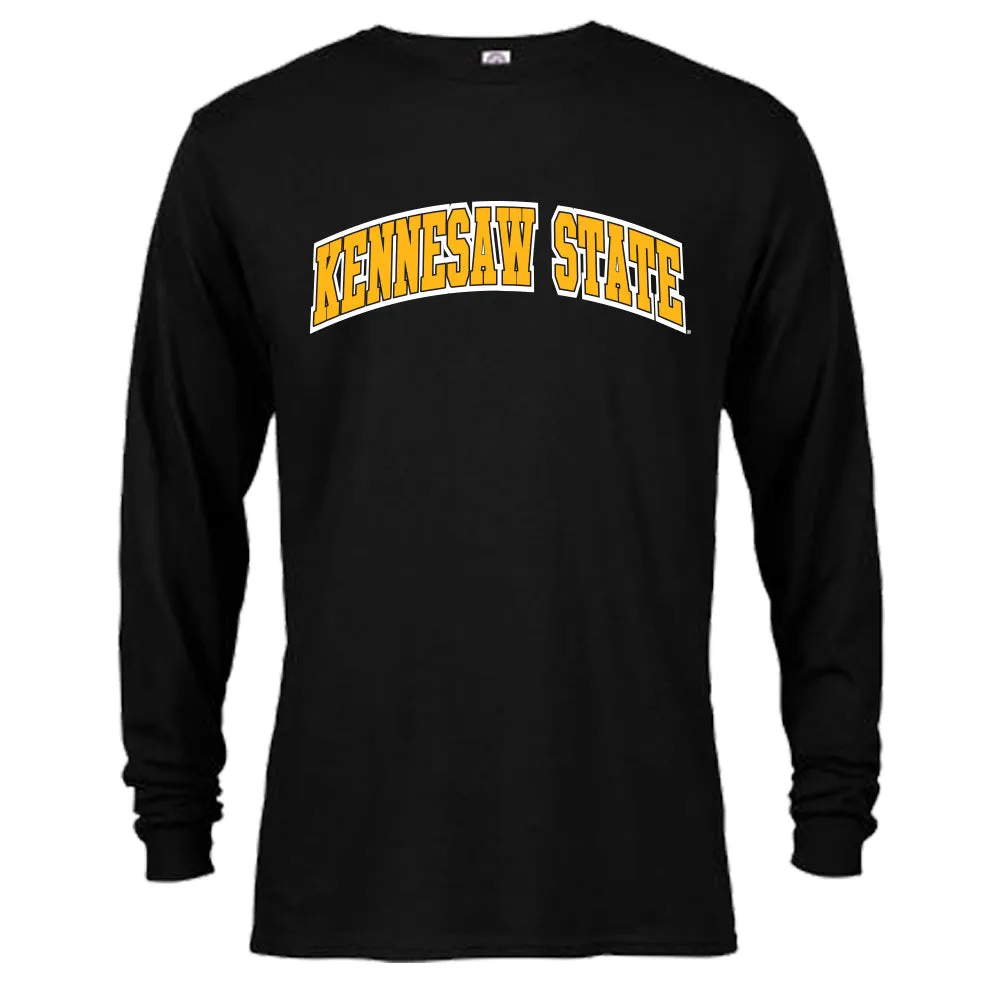 Kennesaw State University KSU Owls Classic Arched Text Long Sleeve T-Shirt Tee