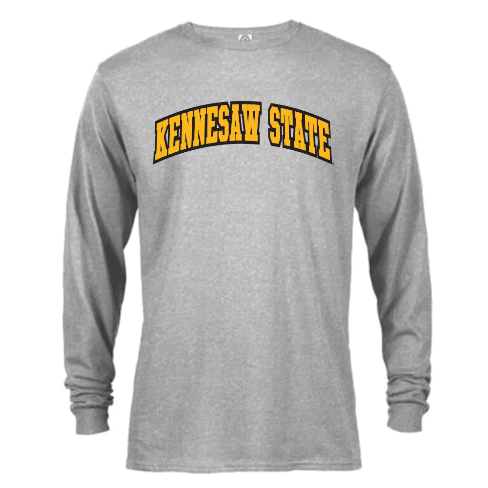 Kennesaw State University KSU Owls Classic Arched Text Long Sleeve T-Shirt Tee