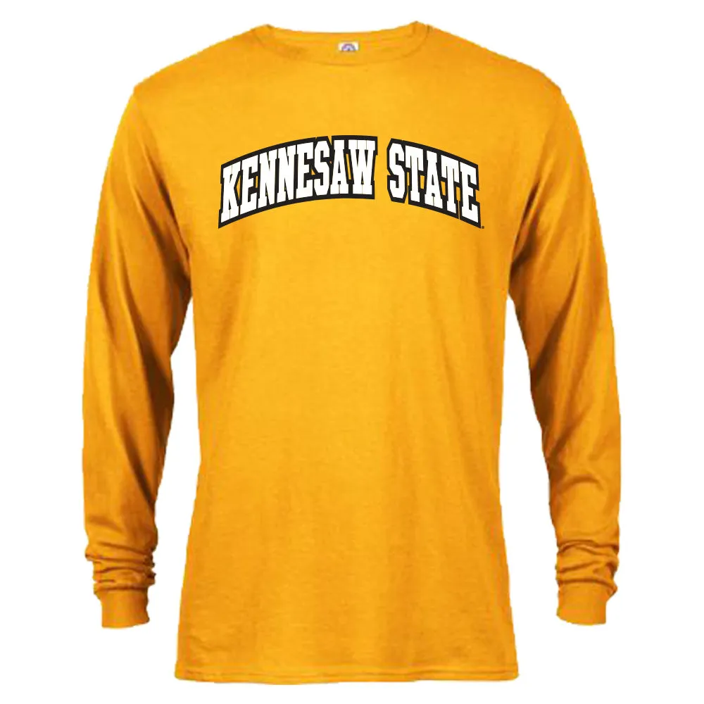 Kennesaw State University KSU Owls Classic Arched Text Long Sleeve T-Shirt Tee