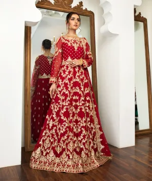 Mehekmah by Zarif Unstitched 3 Piece Chiffon Collection'2021-ZM-08-Shehnai