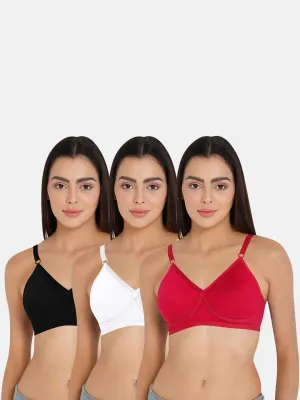 Naidu Hall Classi Knitwear Bra Combo Pack – Soft, Stylish, and Comfortable Everyday Essentials for Women (C44)