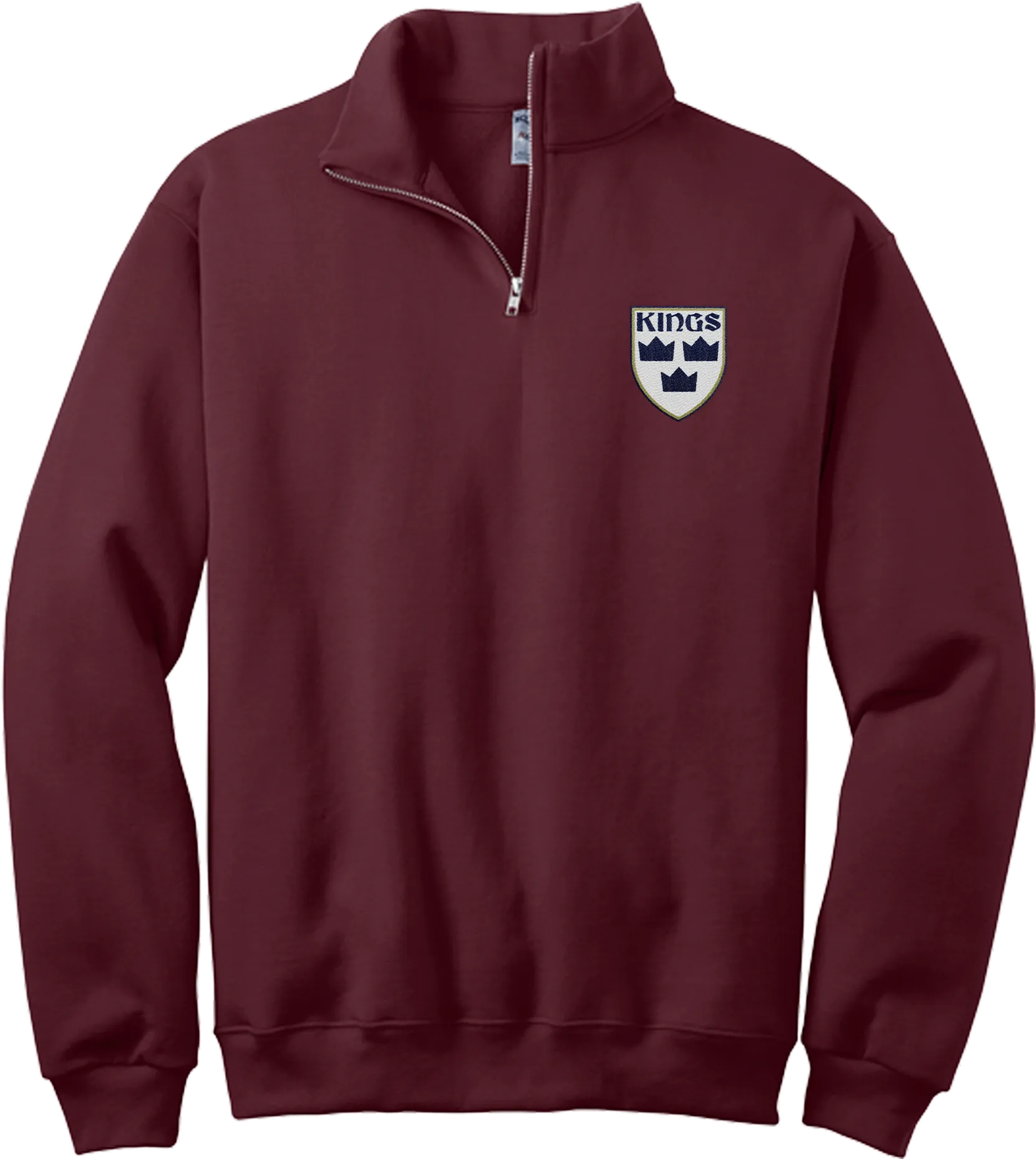 North Jersey Kings NuBlend 1/4-Zip Cadet Collar Sweatshirt