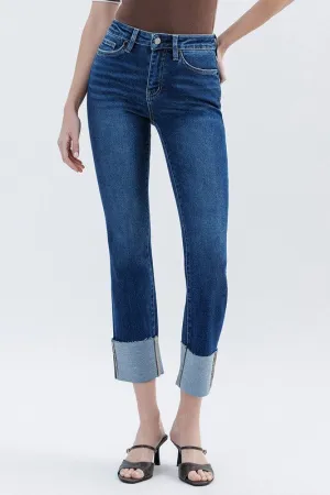 Parker Cuffed Slim Straight Jean (Lovervet By Vervet)