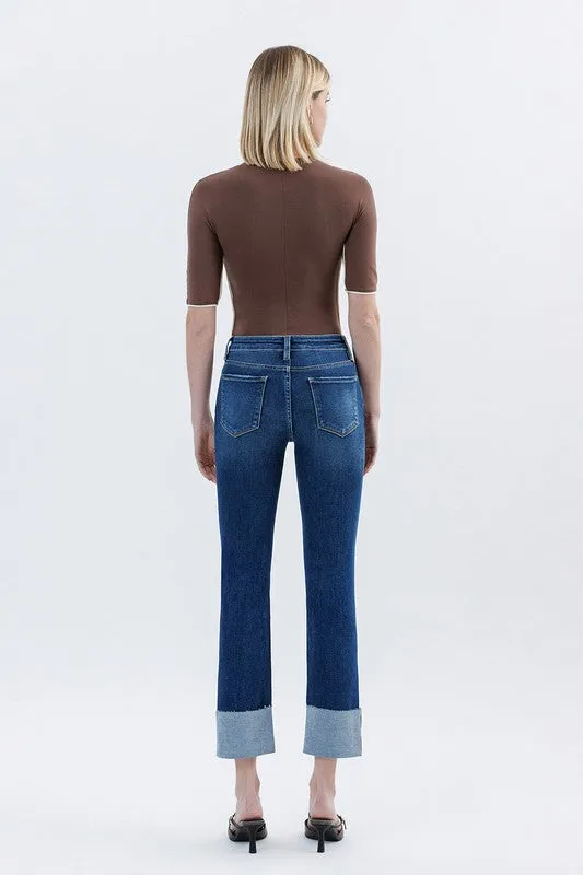 Parker Cuffed Slim Straight Jean (Lovervet By Vervet)