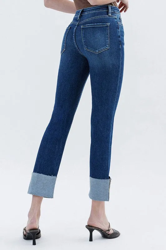 Parker Cuffed Slim Straight Jean (Lovervet By Vervet)