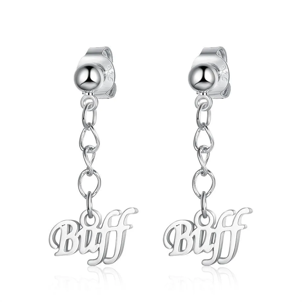 Personalized Custom Name Engraved  Earring for Women Earrings