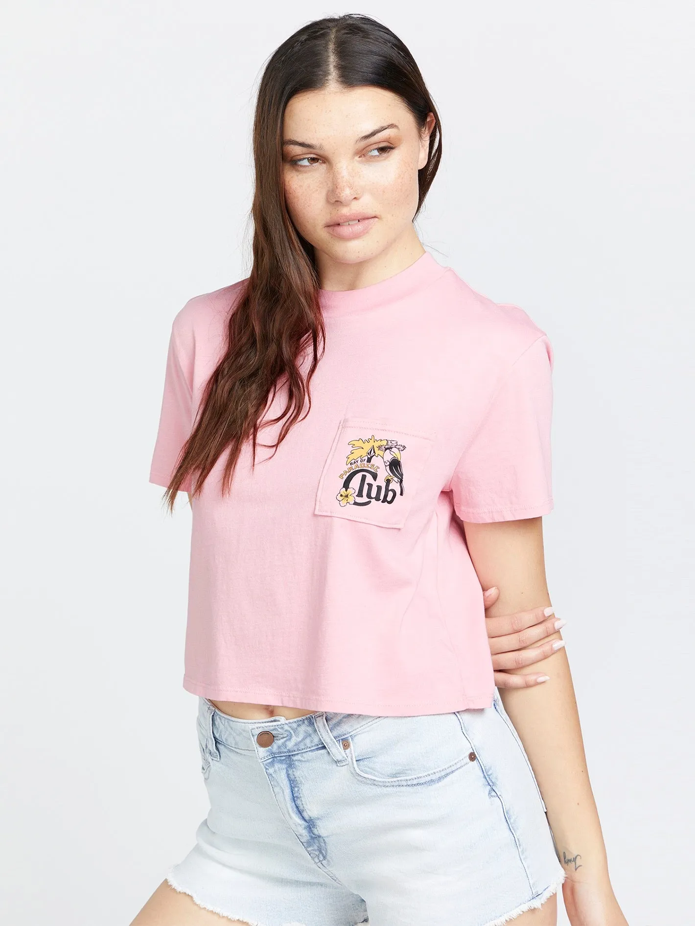 Pocket Dial Tee - Guava