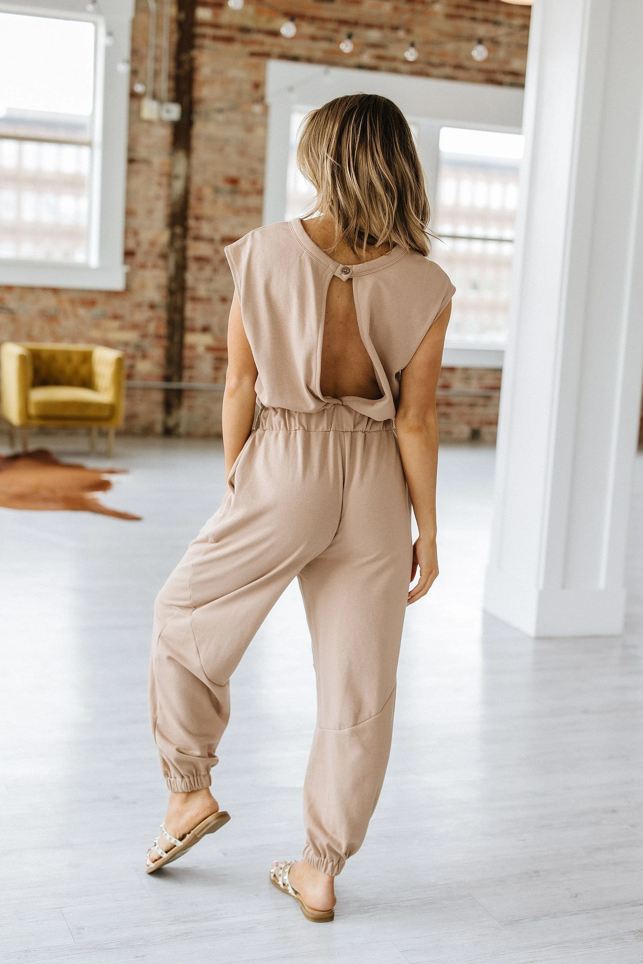 Rogelio Cap Sleeve Jogger Jumpsuit | S-XL | PRE ORDER