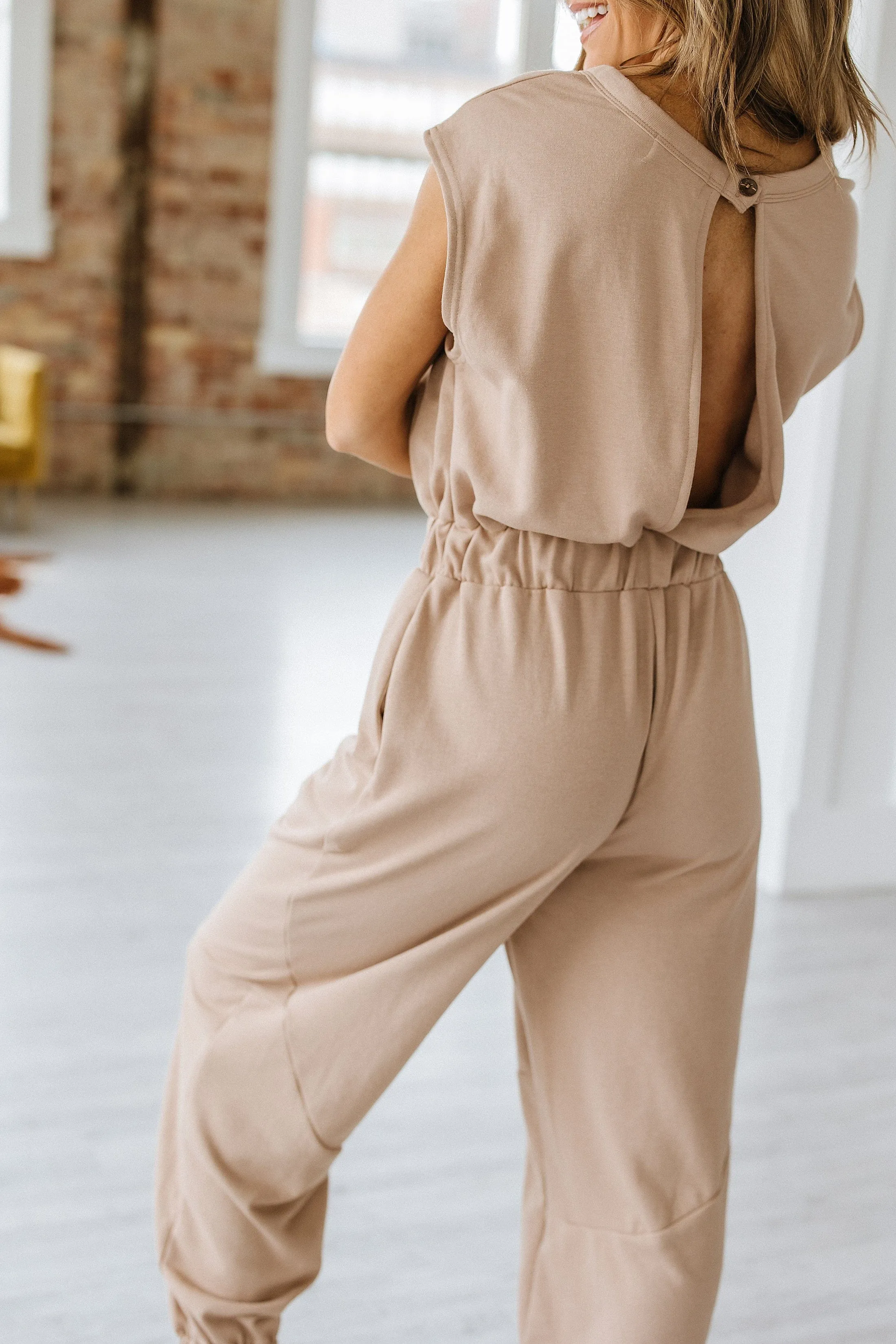 Rogelio Cap Sleeve Jogger Jumpsuit | S-XL | PRE ORDER