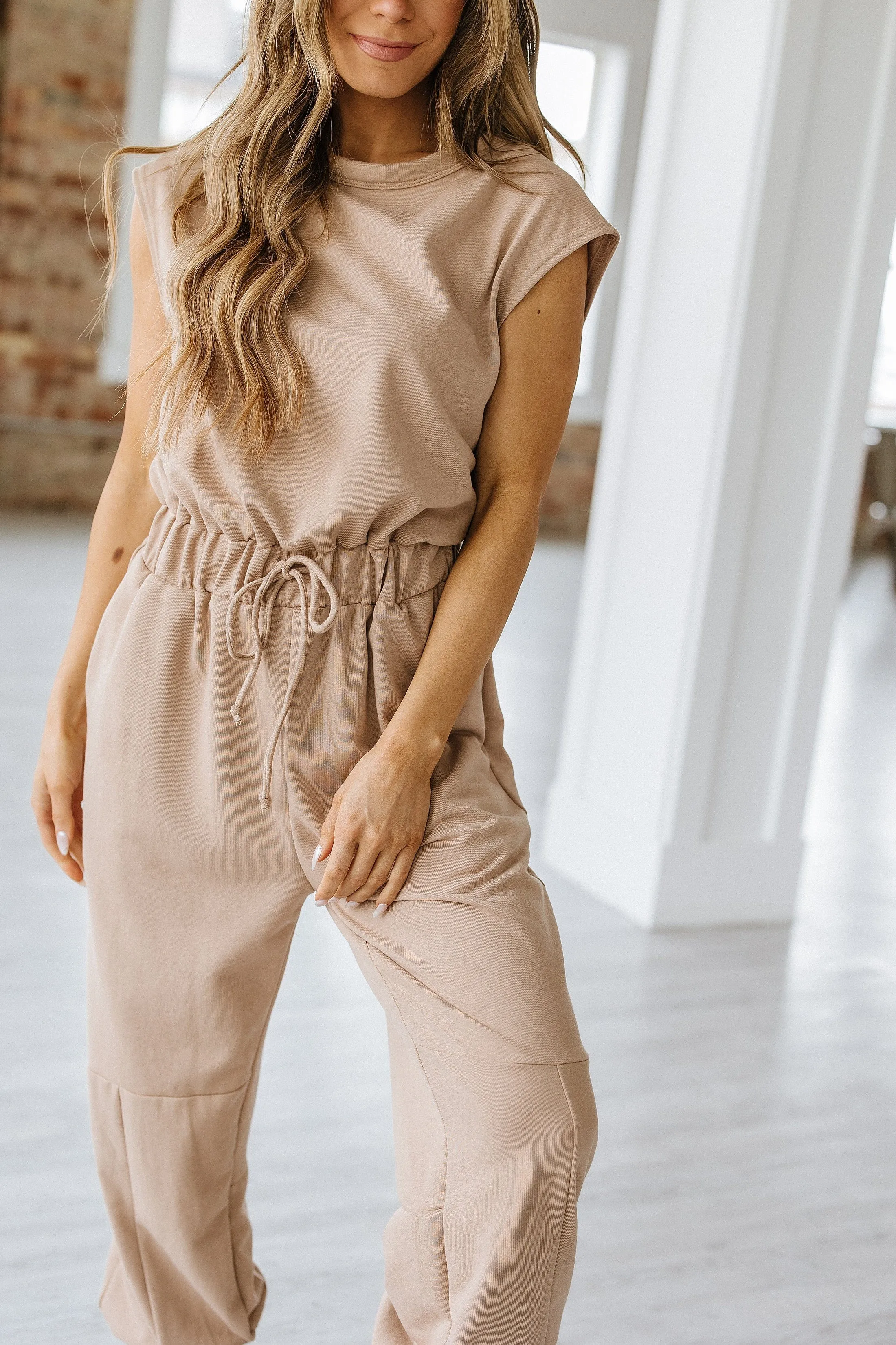 Rogelio Cap Sleeve Jogger Jumpsuit | S-XL | PRE ORDER