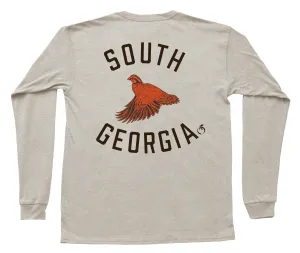 South Georgia Topo Quail Long Sleeve Pocket Tee