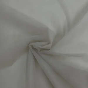 Stone Grey Solid Net Fabric