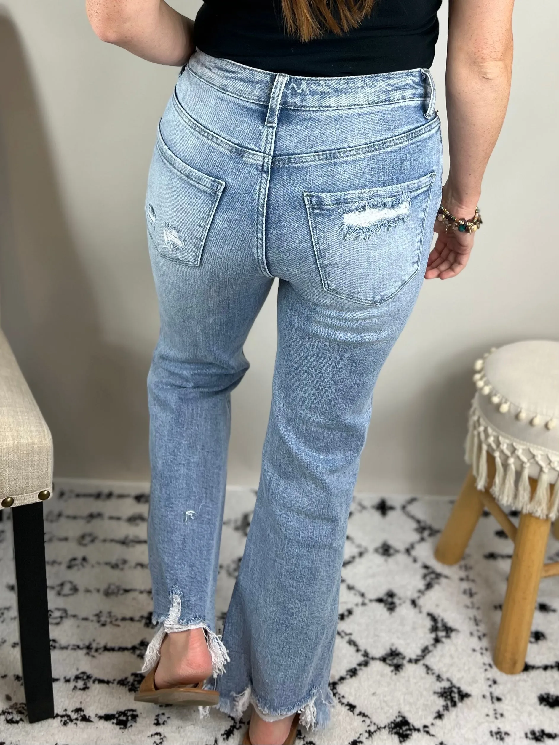 Urban Distressed Crop Jean