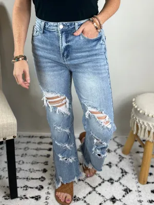 Urban Distressed Crop Jean