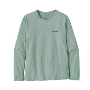 Womens Patagonia P-6 Logo Long Sleeve Responsibili-Tee