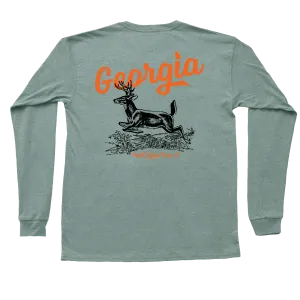 YOUTH Classic Deer Long Sleeve Pocket Tee