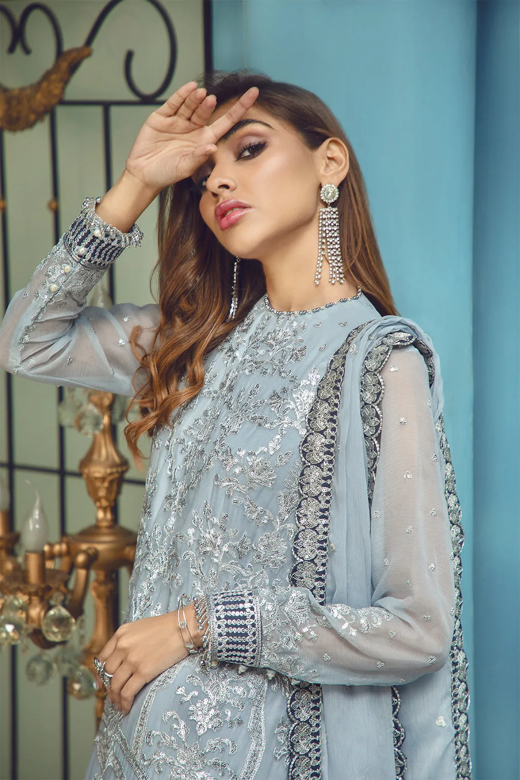 Zarif Rangrez Festive Chiffon Collection 2022 – Serene